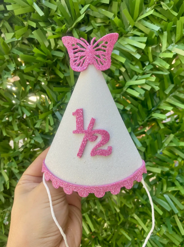 KELEBEK EVA MİNİ ŞAPKA PEMBE 1/2 YAŞ 