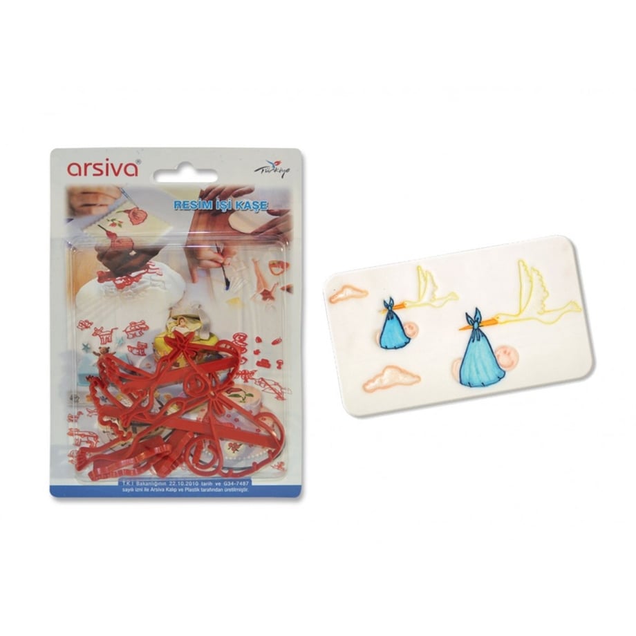 3653 LEYLEK SET RESİM KLİŞE