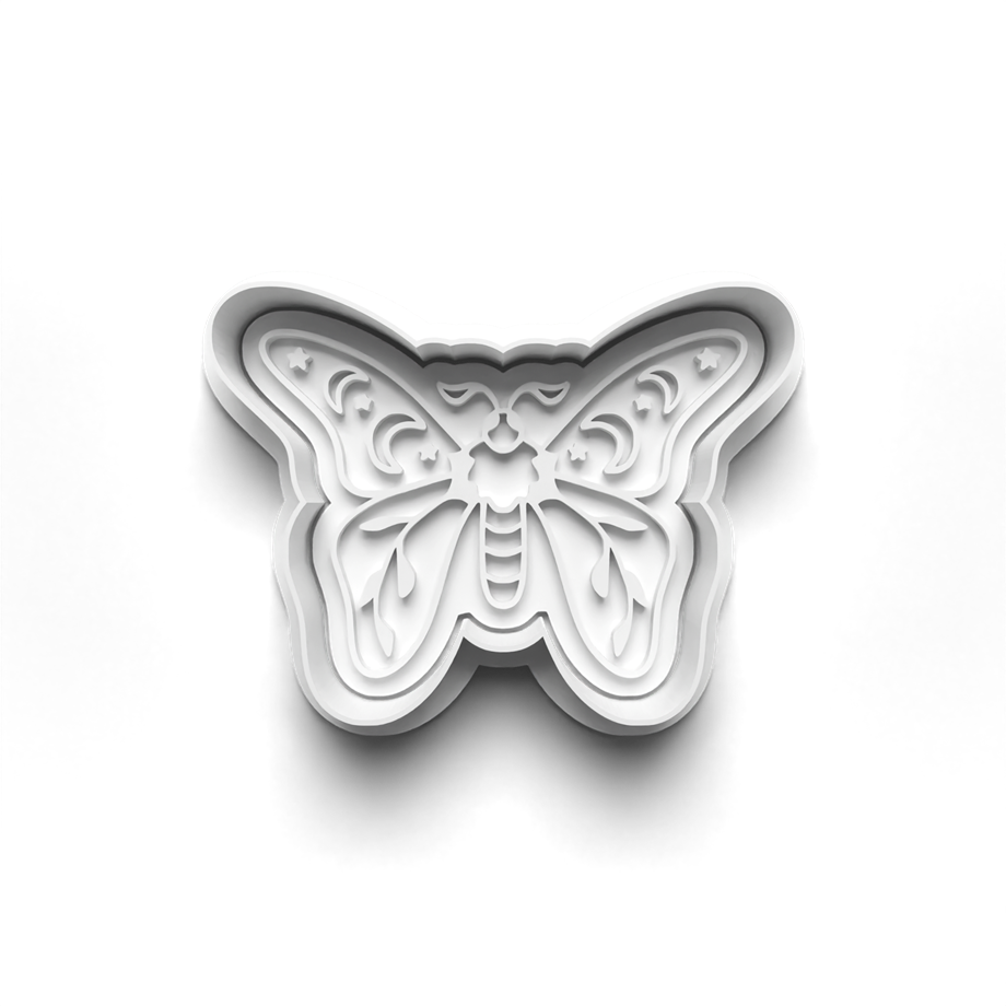 MOTH KURABİYE KALIBI KESİCİ VE DAMGASI 3D-0591_1