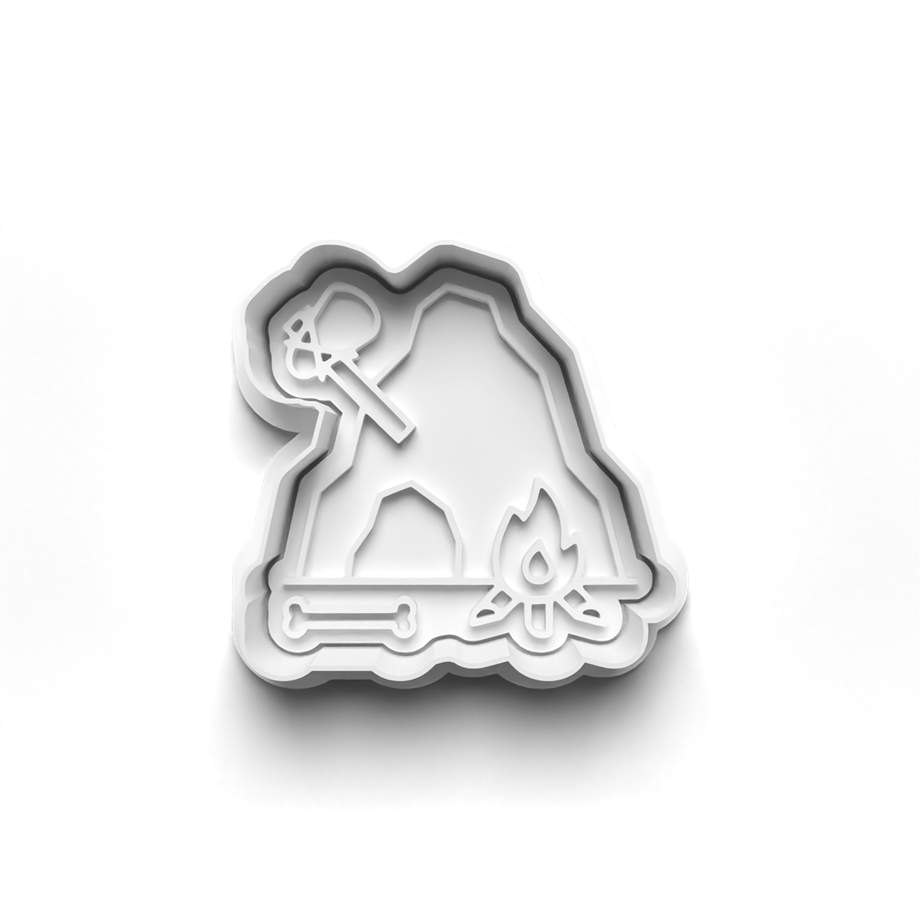 TARİH ÖNCESİ KURABİYE KALIBI KESİCİ VE DAMGASI 3D-0660_4