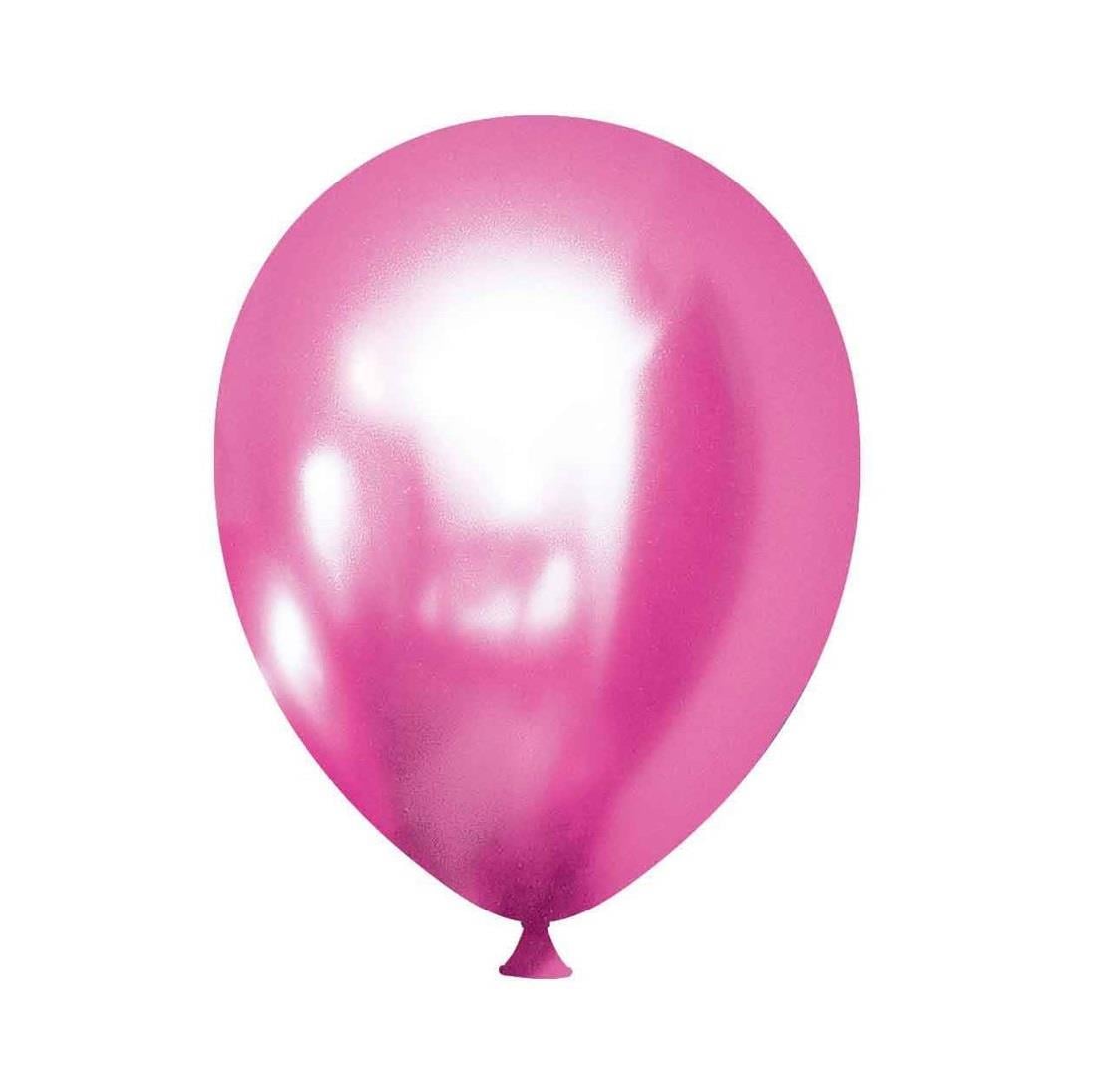 BALON PAKET METALİK 100 LÜ PEMBE 12'' 