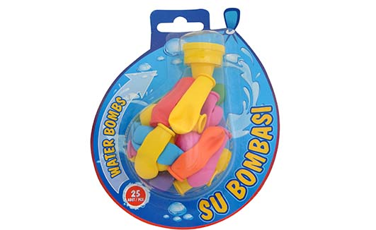 SU BOMBASI BLİSTER BALON 25 ADET