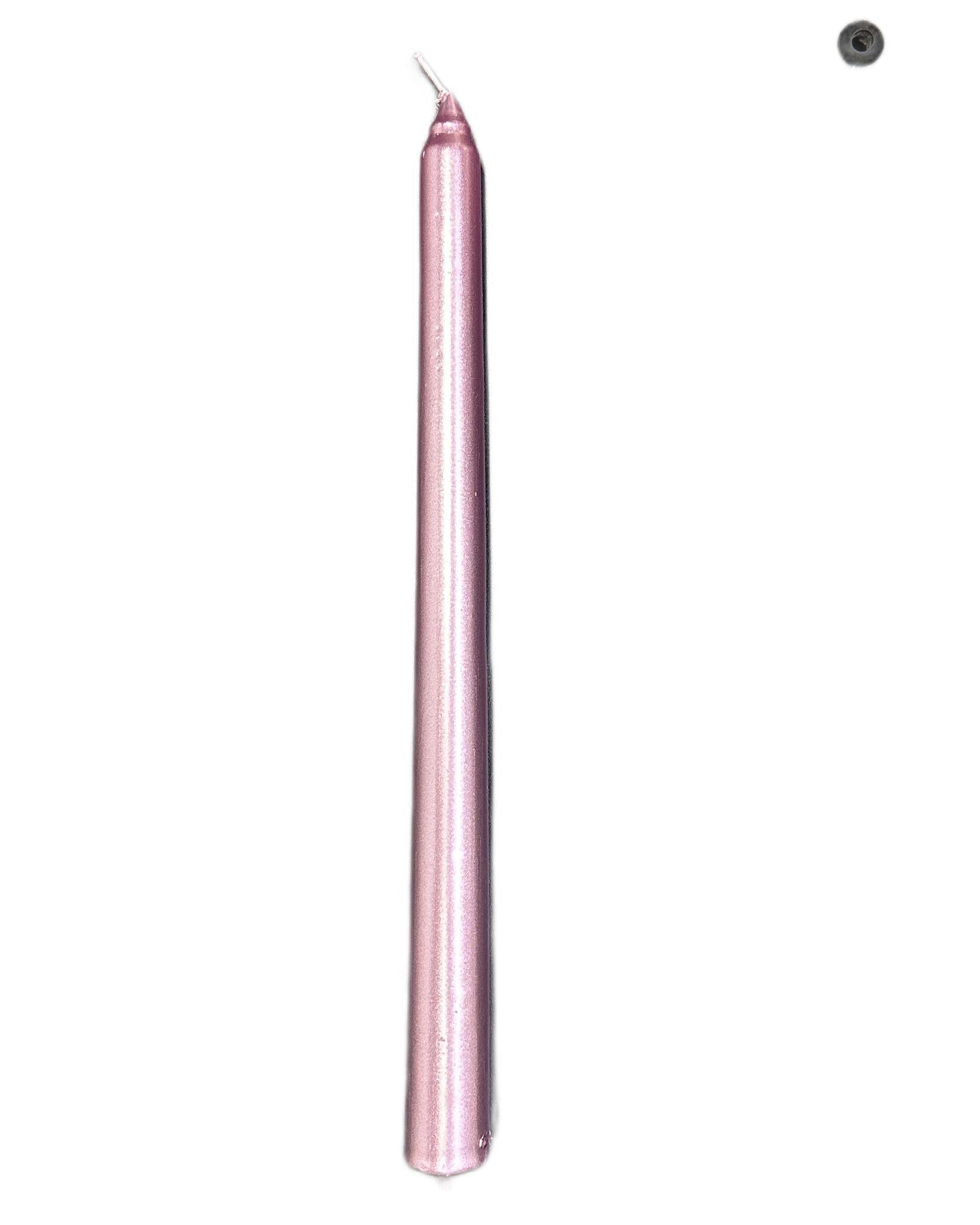 ŞAMDAN DEKOR MUM PEMBE 25 CM ÇAP 2 CM