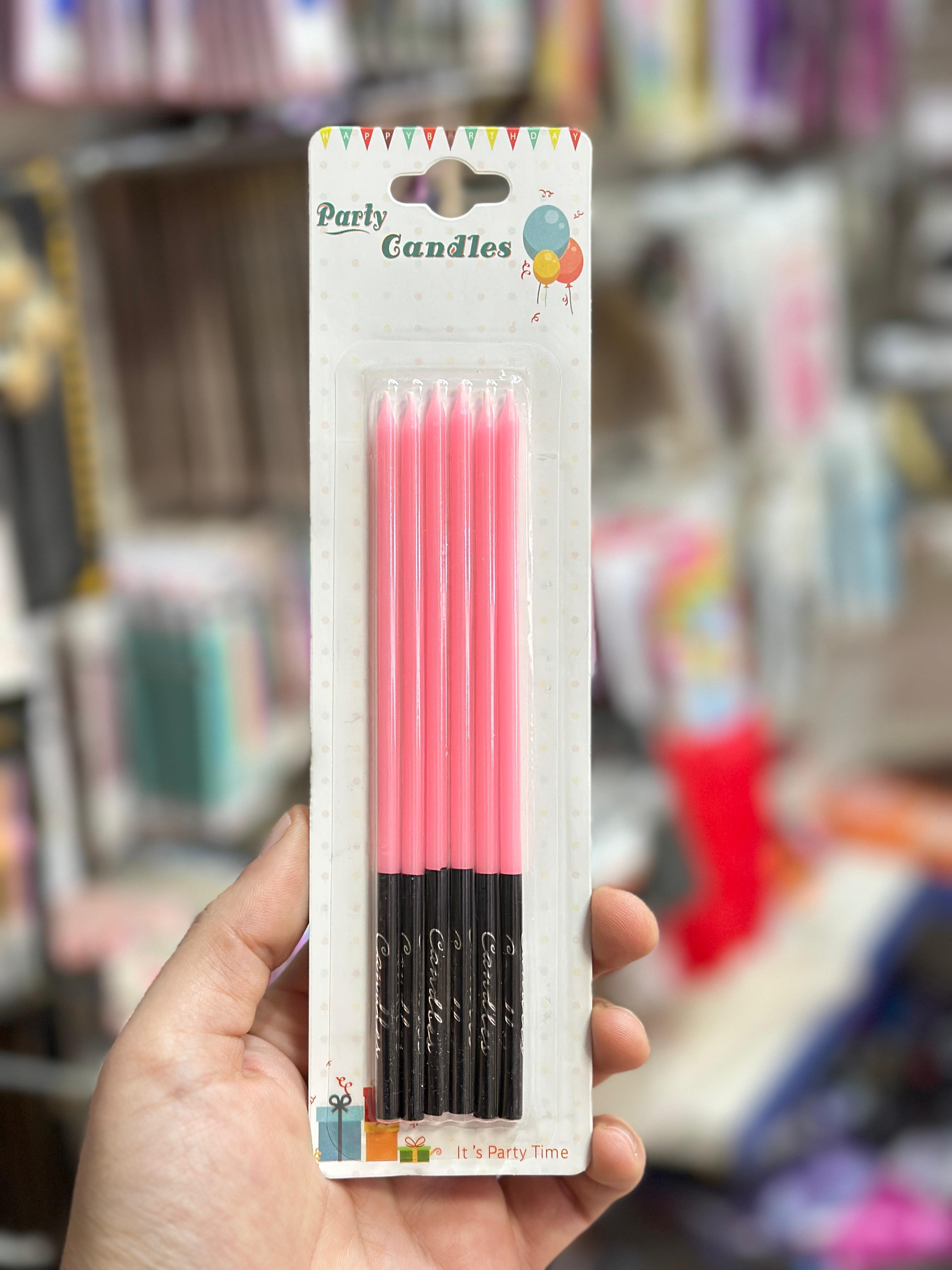 MUM İNCE KALEM MAKARON RENKLER 15 CM 6 LI BRS-1991