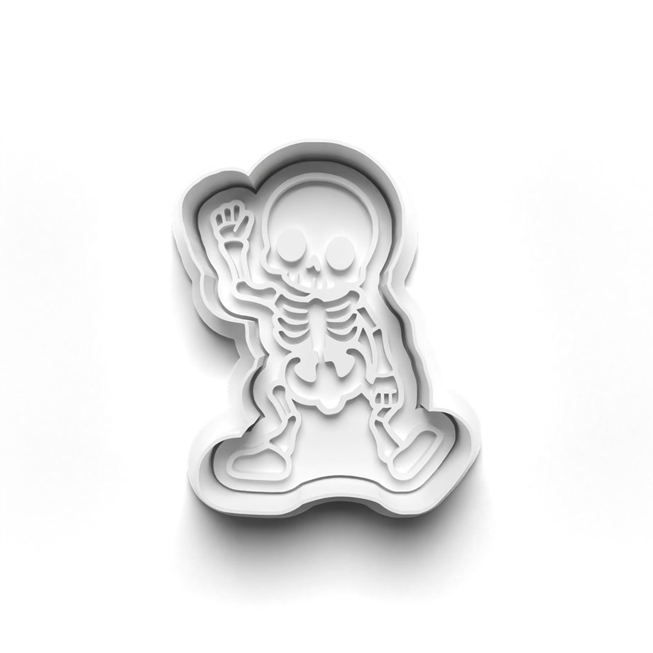 CADILAR HALLOWEEN BAYRAMI İSKELET KURABİYE KALIBI KESİCİ VE DAMGASI 3D-0693_1