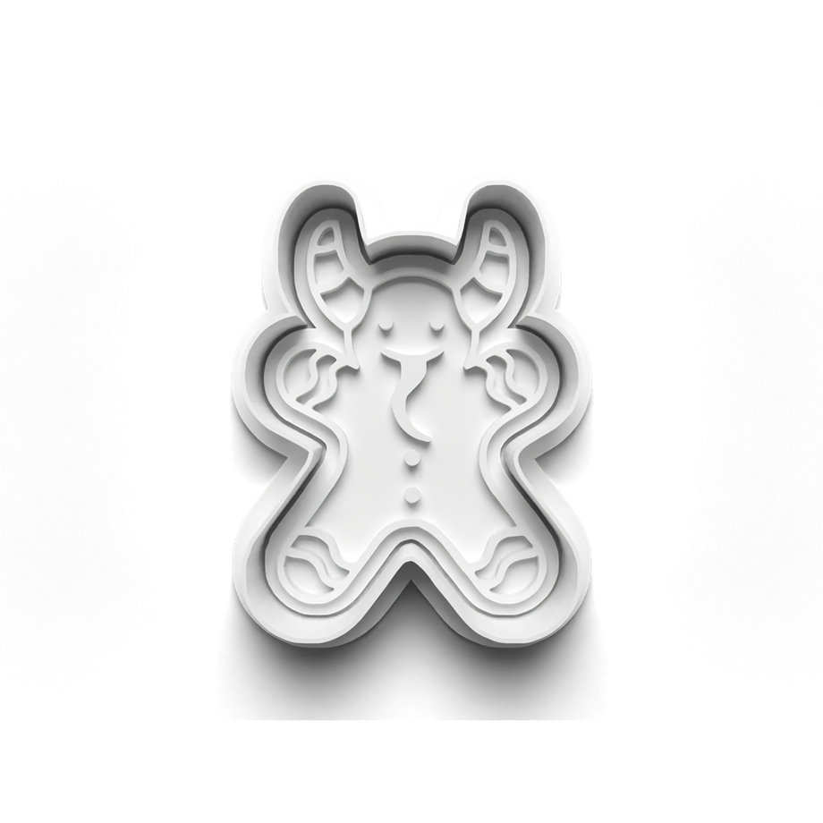 KRAMPUS KURABİYE KALIBI KESİCİ VE DAMGASI 3D-0229_1