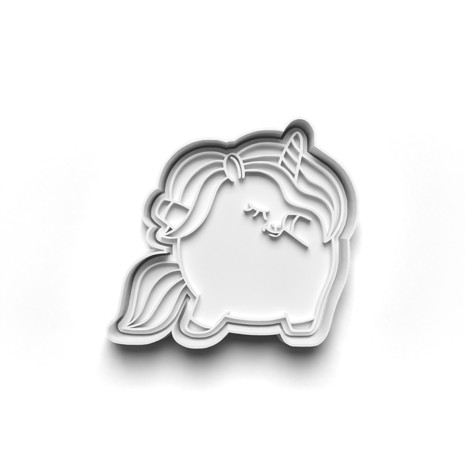 UNICORN DİNAZOR KURABİYE KALIBI KESİCİ VE DAMGASI 3D-0123_3