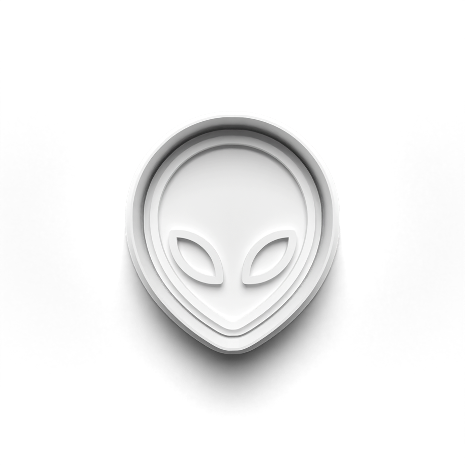 UZAYLI UFO KURABİYE KALIBI KESİCİ VE DAMGASI 3D-0435_2