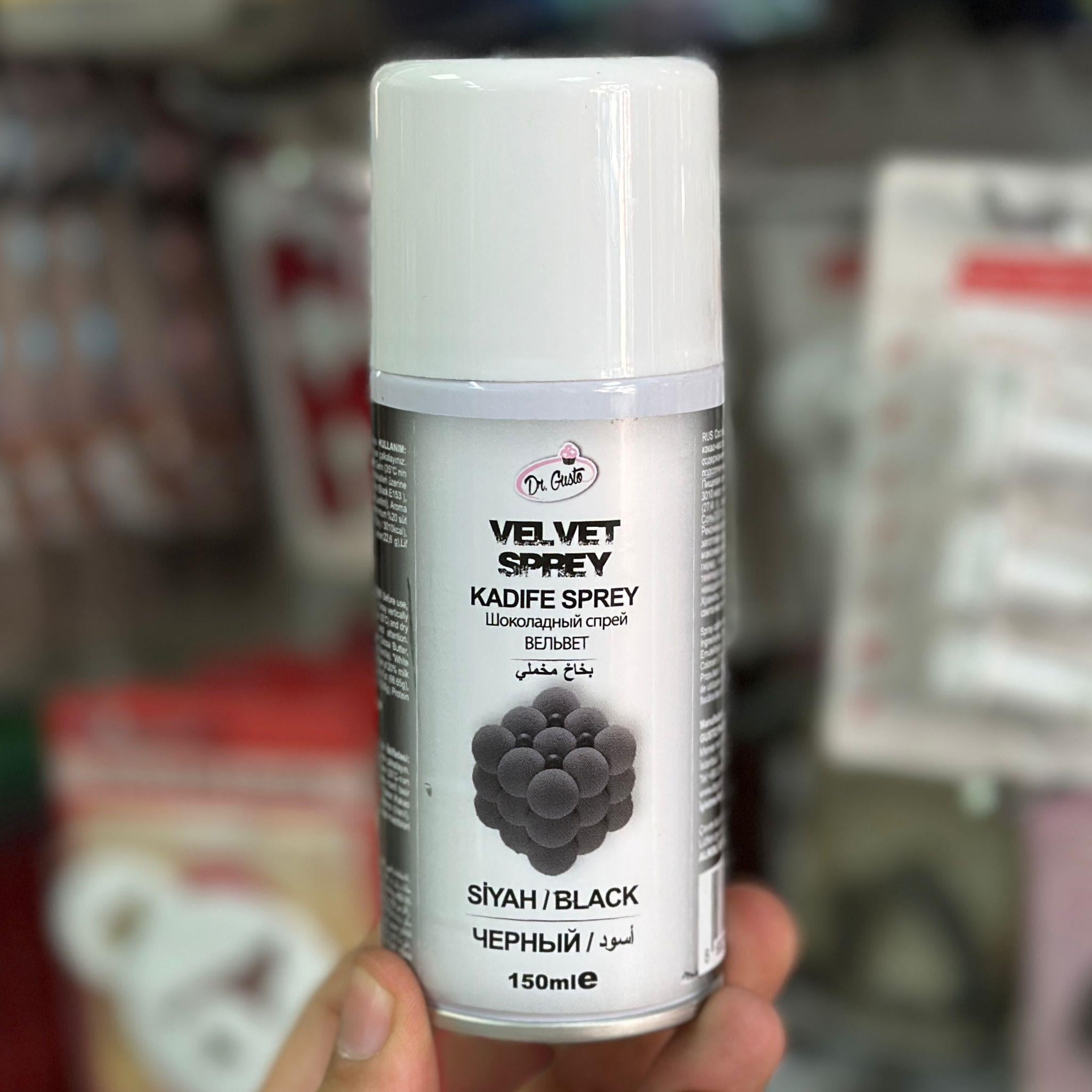 VELVET SİYAH KADİFE SPREY 150 ML DR GUSTO
