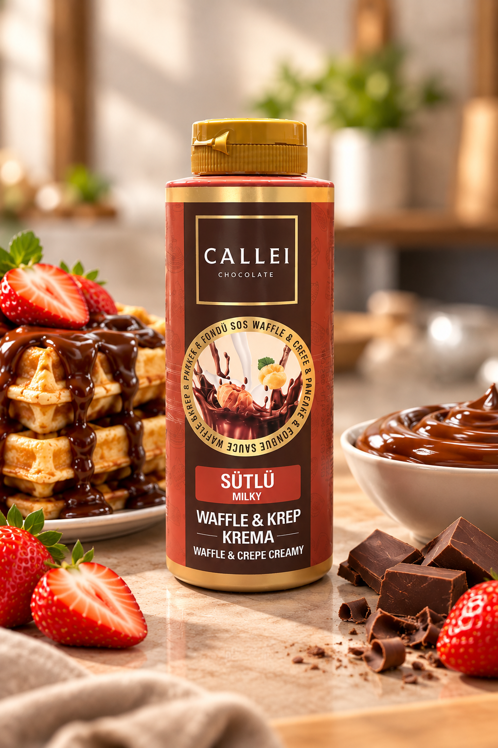 CALLEI WAFFLE SOS SÜTLÜ 300 GR