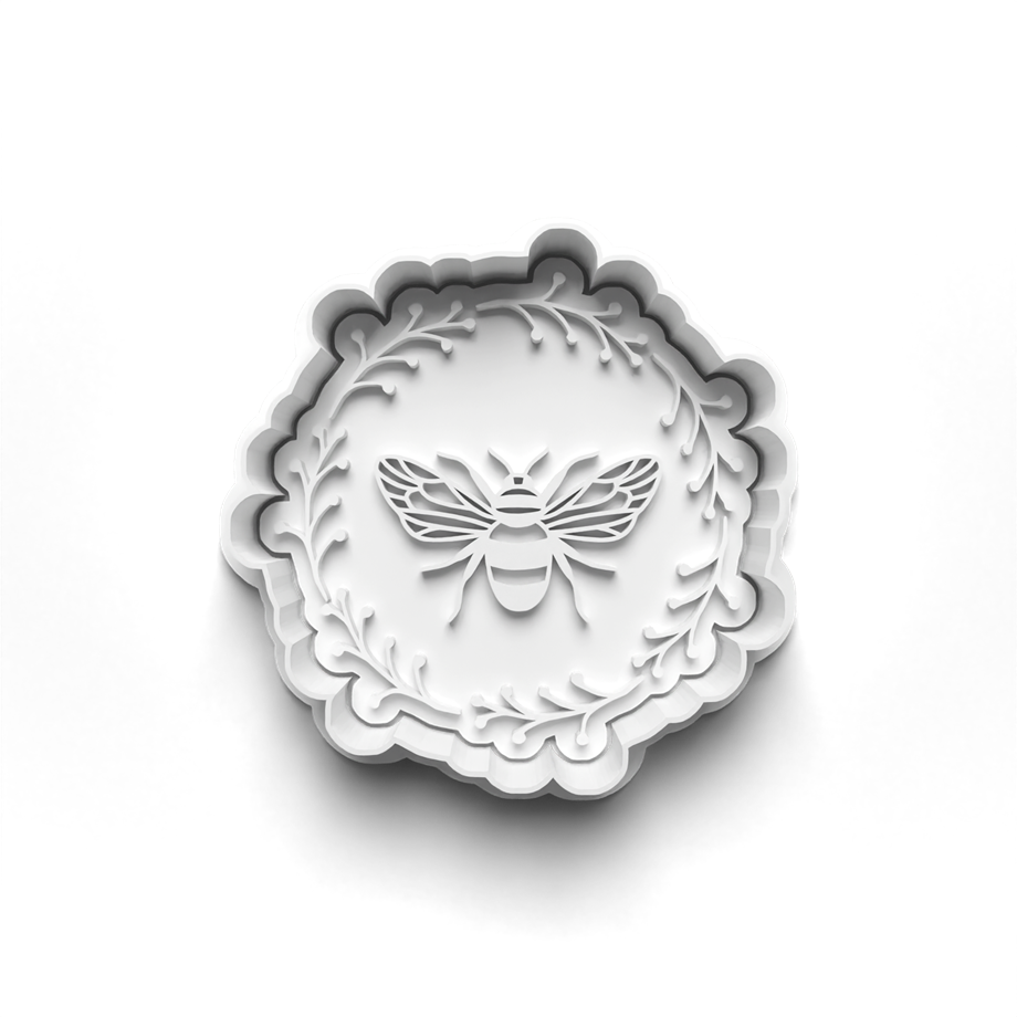 ARI KURABİYE KALIBI KESİCİ VE DAMGASI 3D-0220_1
