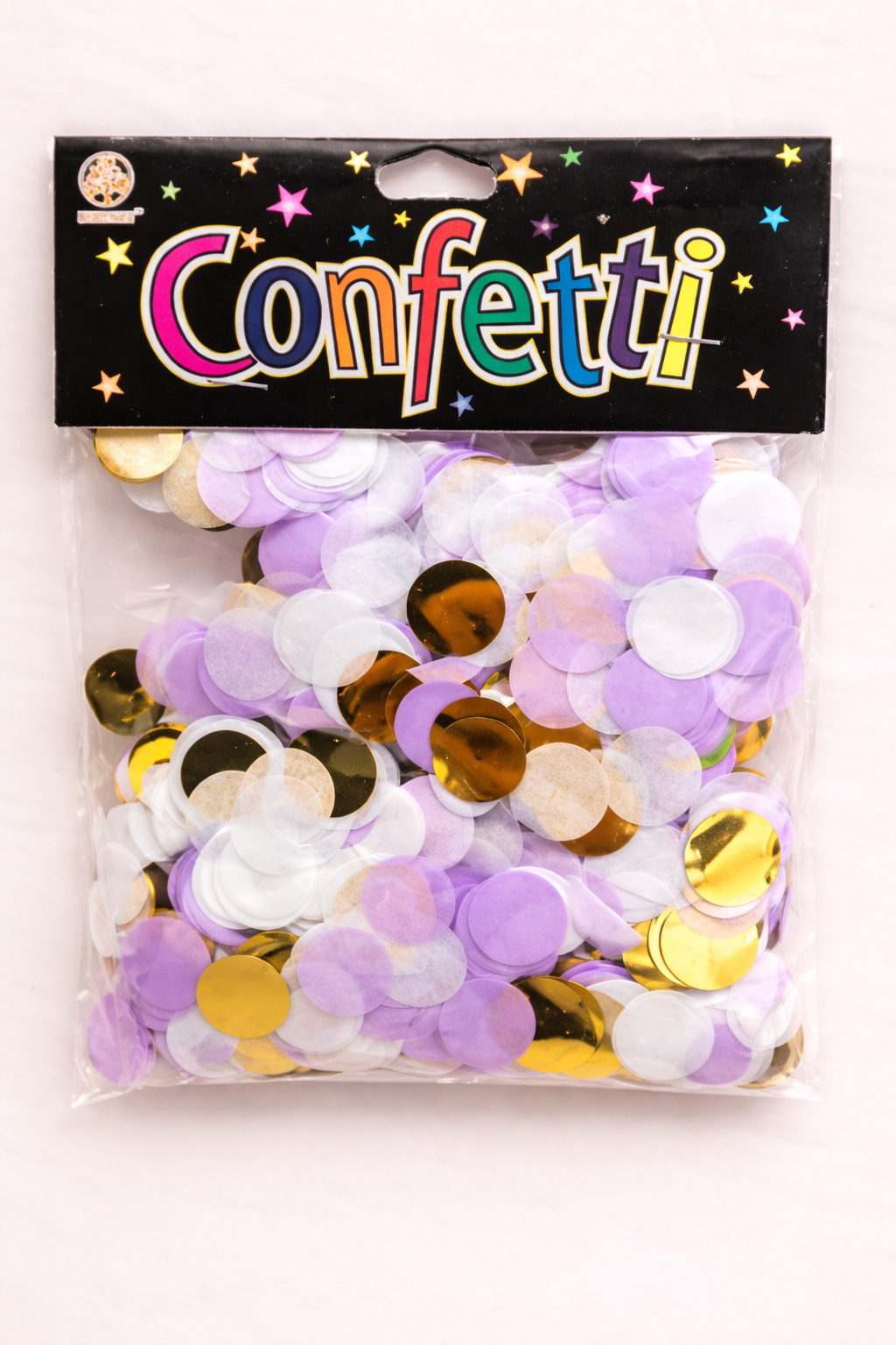 BALON PULU 20GR LİLA-GOLD-BEYAZ CONFETTİ