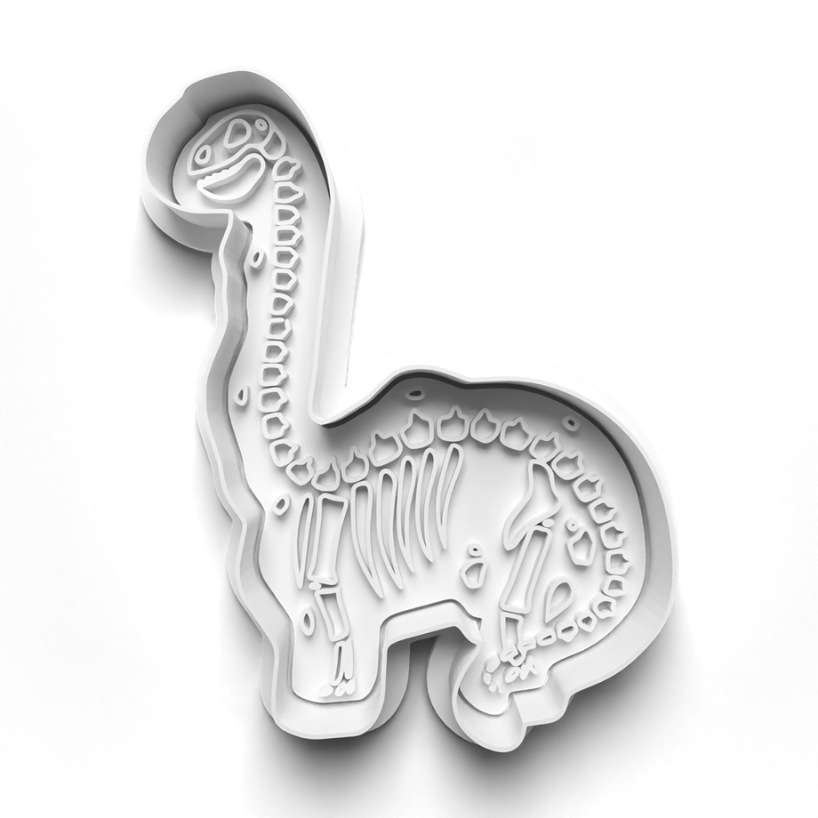 FOSIL DINOZORLAR KURABİYE KALIBI KESİCİ VE DAMGASI 3D-0223_4