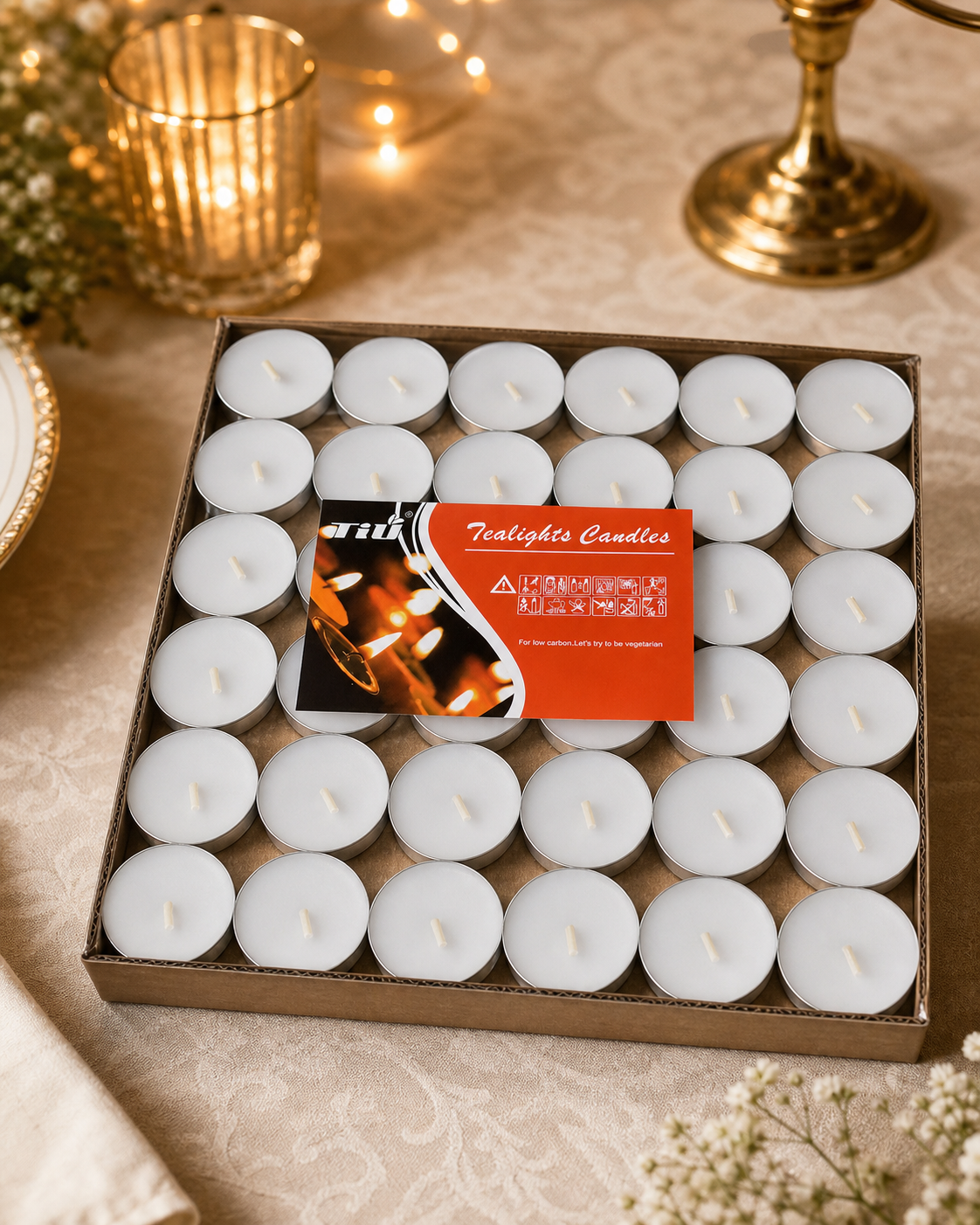 ERT-MUM-139 TEA LIGHT MUM 1 KUTUDA 50 ADET