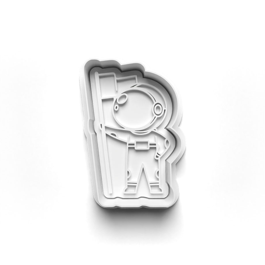 KÜÇÜK ASTRONOT KURABİYE KALIBI KESİCİ VE DAMGASI 3D-0441_2