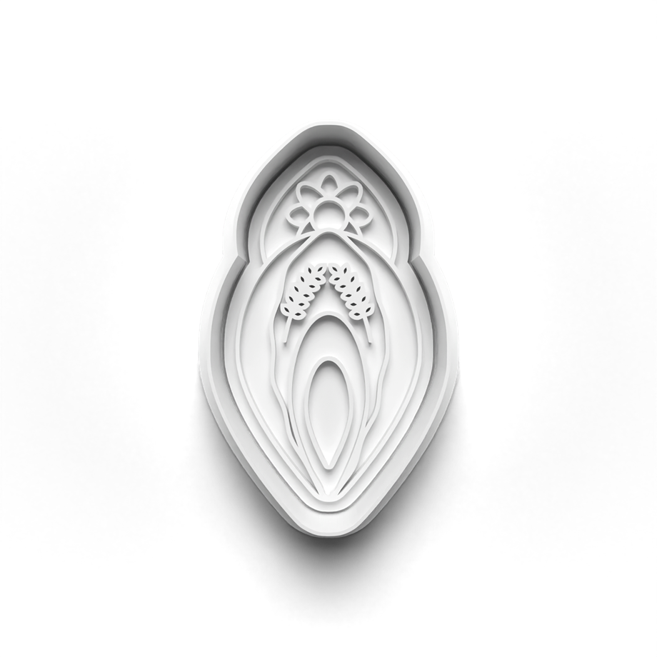 VULVA ART KURABİYE KALIBI KESİCİ VE DAMGASI 3D-0617_1