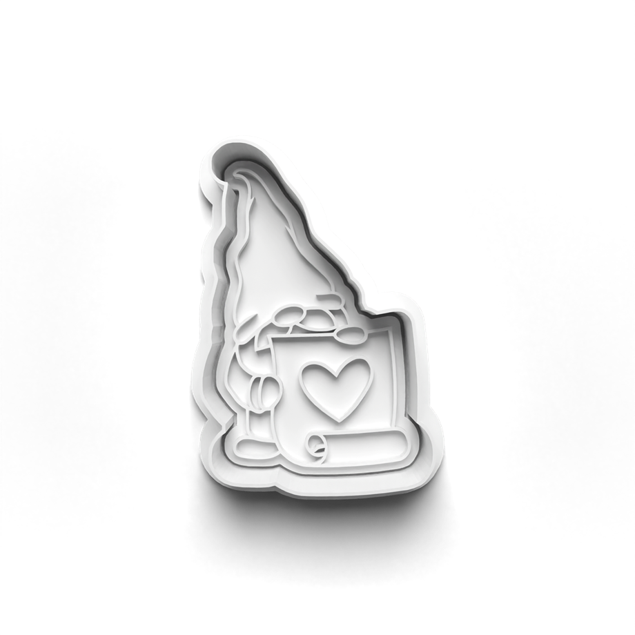 SEVGİLİLER GÜNÜ GNOMES KURABİYE KALIBI KESİCİ VE DAMGASI 3D-0272_3