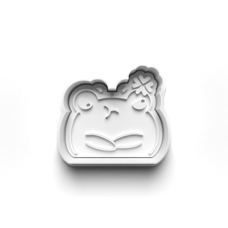 KAWAII FROG KURABİYE KALIBI KESİCİ VE DAMGASI 3D-0428_3