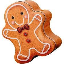 THN77119 KURABIYE ADAM METAL KUTU GINGERMAN KURABİYE KUTUSU YILBAŞI