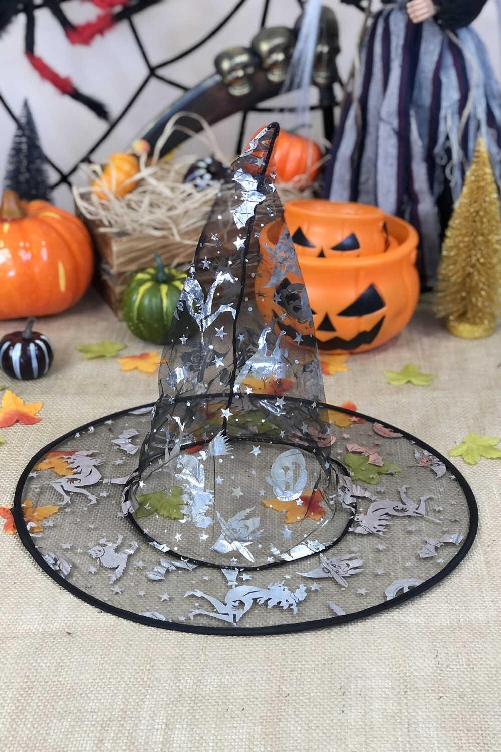 ORC-HLW-24286 CADI ŞAPKA TÜL HALLOWEEN