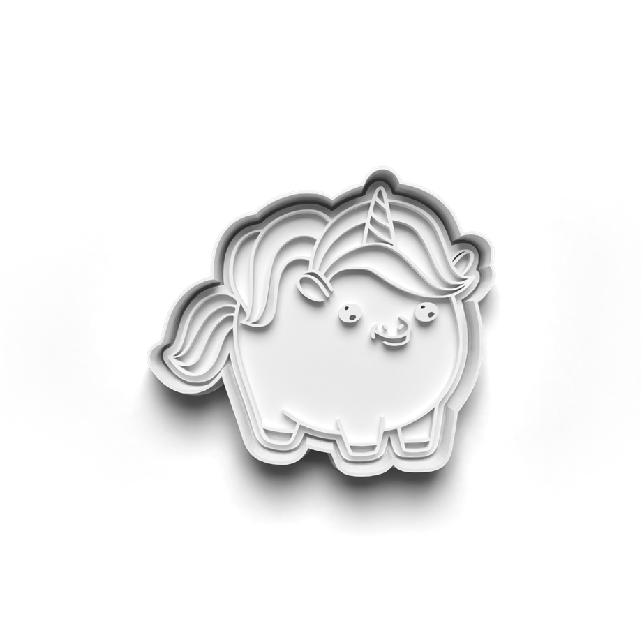 UNICORN DİNAZOR KURABİYE KALIBI KESİCİ VE DAMGASI 3D-0123_1