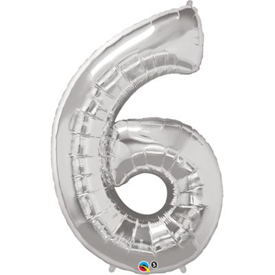 6 GÜMÜŞ 16 INCH FOLYO BALON