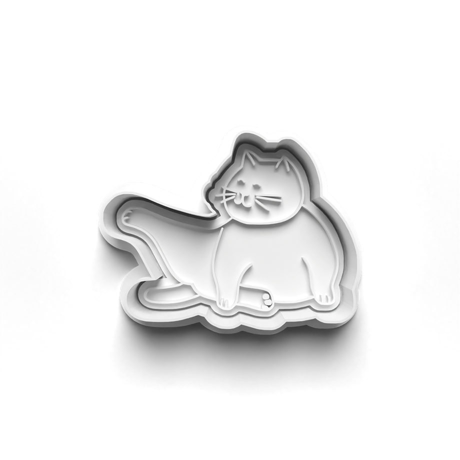 YOGA KEDILERI KURABİYE KALIBI KESİCİ VE DAMGASI 3D-0201_1