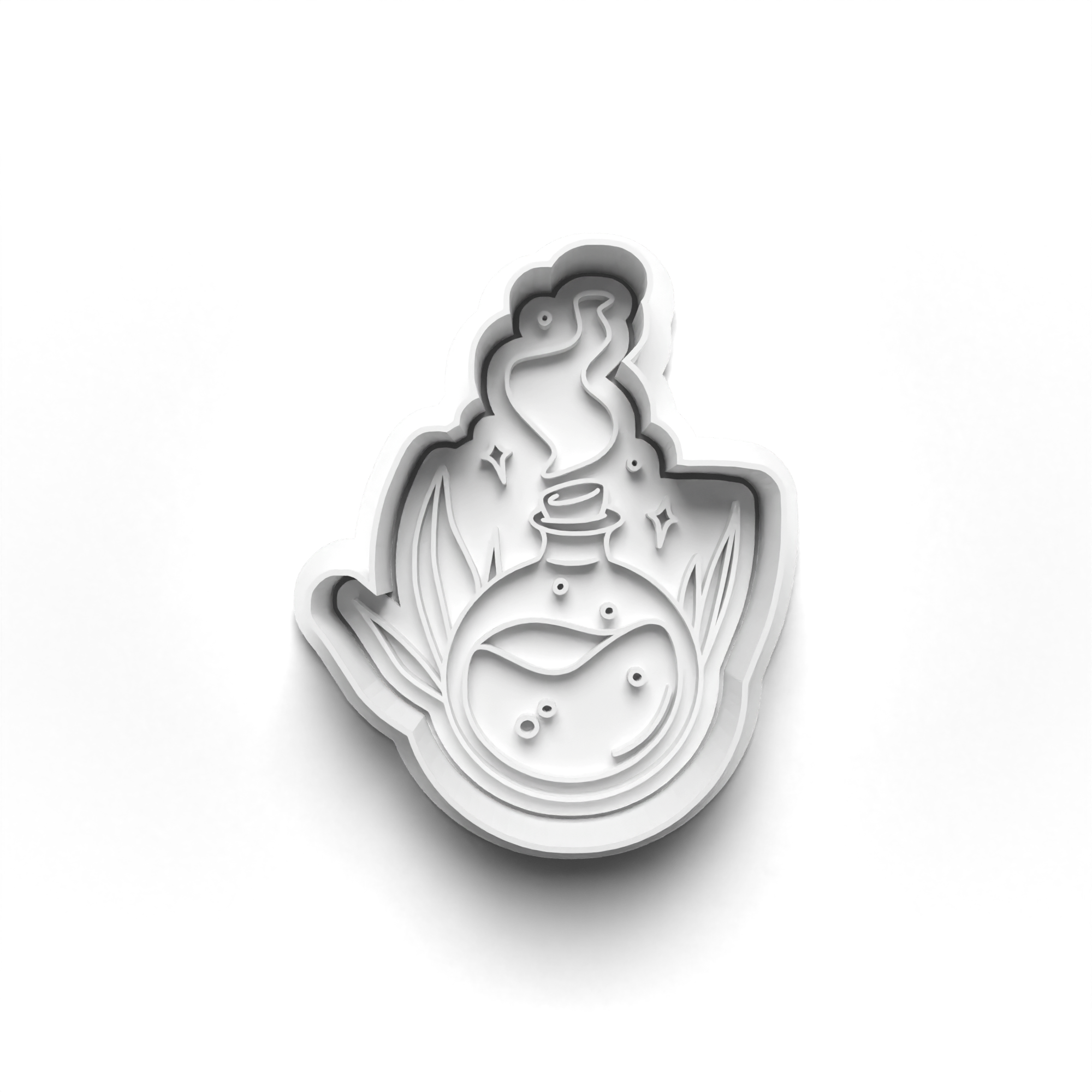 HALLOWEEN CADI WITCH KURABİYE KALIBI KESİCİ VE DAMGASI 3D-0079_2