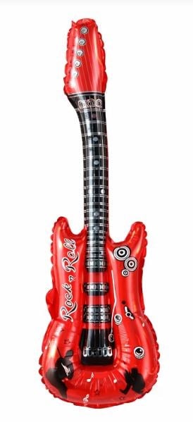 KIRMIZI GİTAR FOLYO BALON 0852 82X29 CM