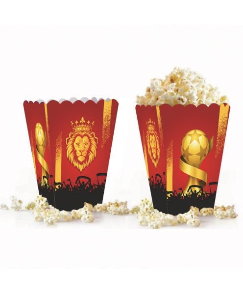 POPCORN KUTU SARI KIRMIZI TARAFTAR 8 ADET BRS