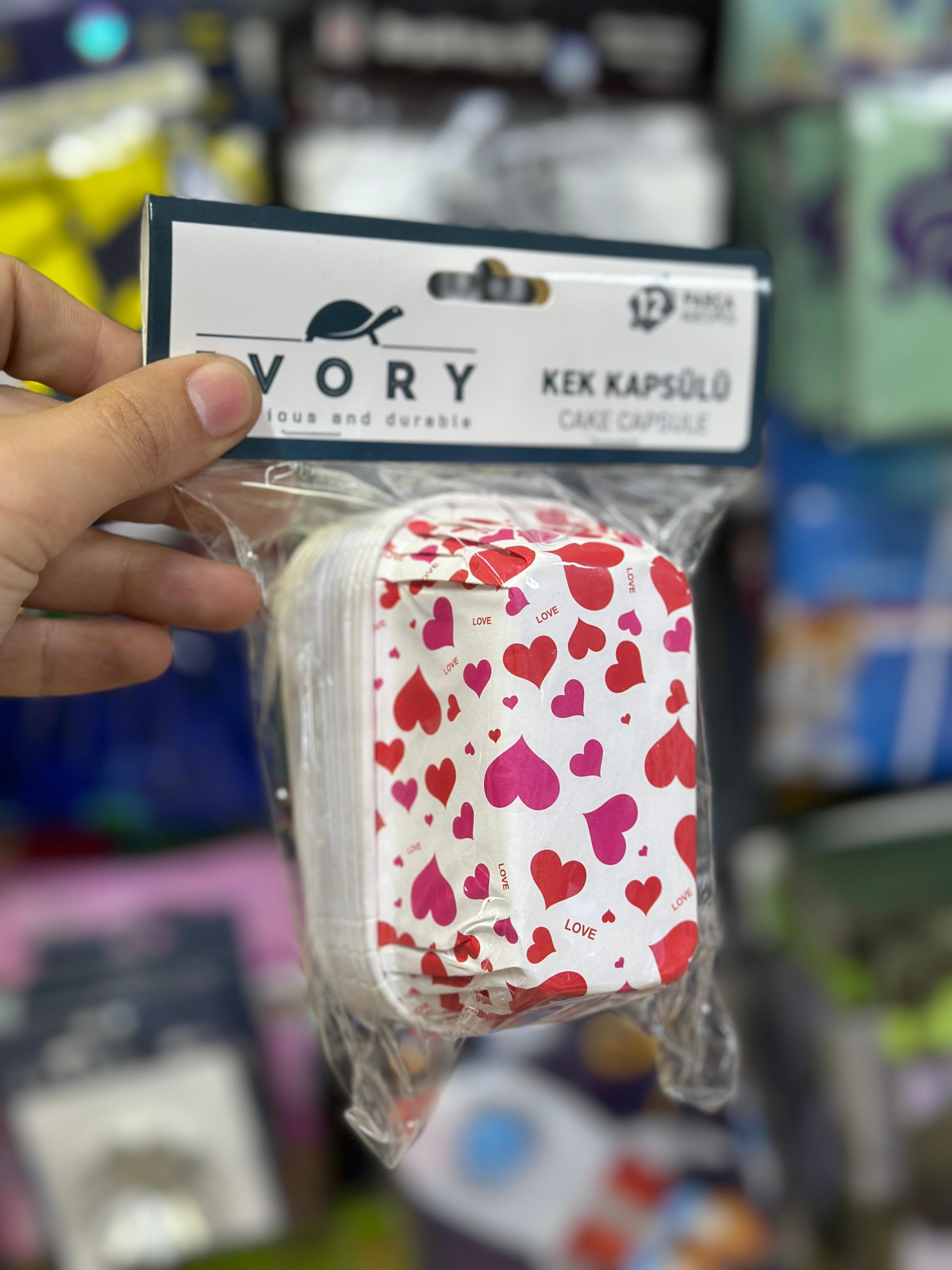 DİKDÖTRGEN MUFFİN DESENLİ KAPSÜLÜ IVO-CK151 11 X 7 CM