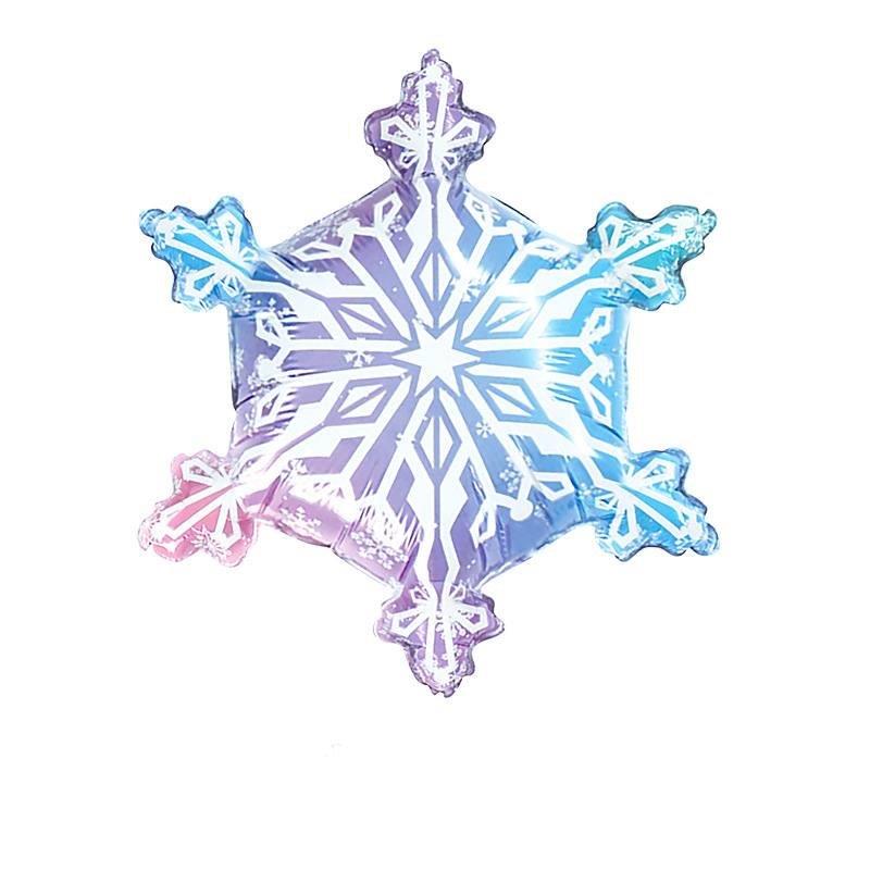 HEXAGON SNOW FLAKE KAR TANESİ FOLYO BALON 64X55 CM 7555