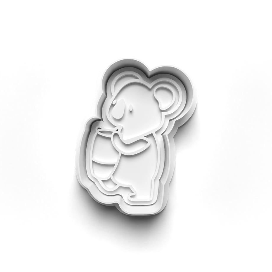 MÜZİK HAYVANLAR KURABİYE KALIBI KESİCİ VE DAMGASI 3D-0638_4