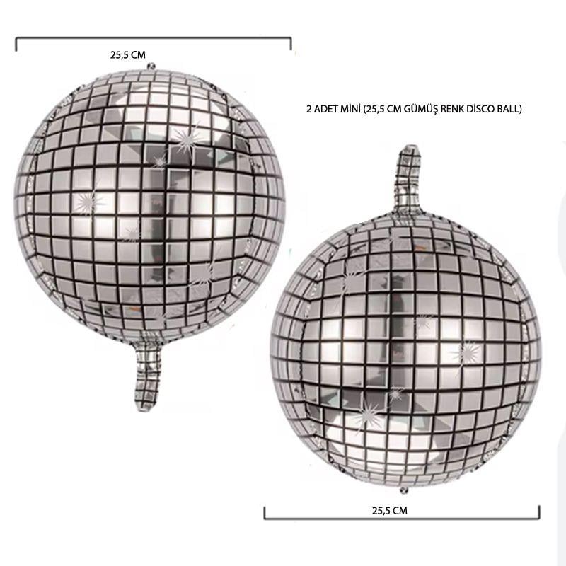 2 Lİ DİSCO TOPU FOLYO BALON 7777