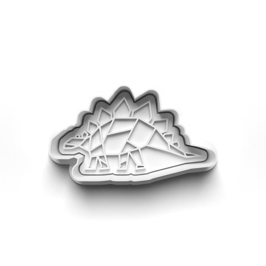 ORIGAMI DİNOZORLAR KURABİYE KALIBI KESİCİ VE DAMGASI 3D-0630_3