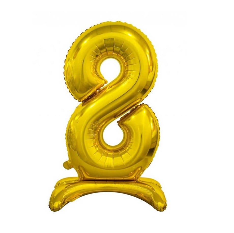 8 AYAKLI RAKAM FOLYO BALON GOLD 32 INCH | AdanaPastaMalzemeleri.com 8 AYAKLI RAKAM FOLYO BALON GOLD 32 INCH