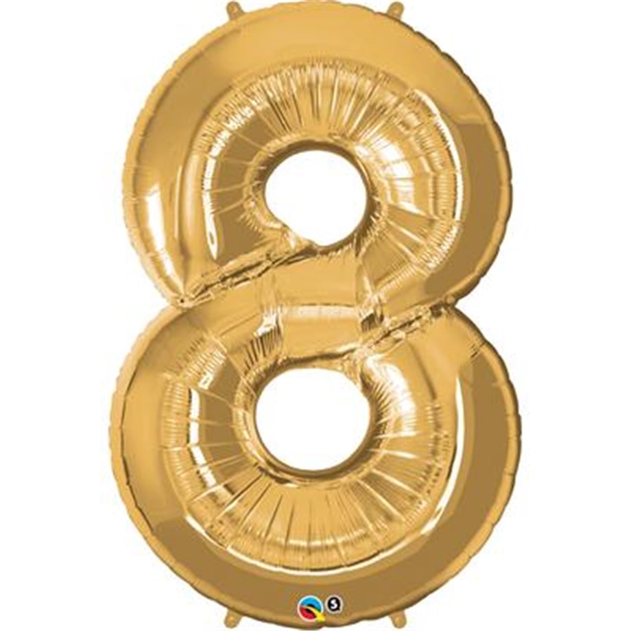 8 GOLD 16 INCH FOLYO BALON