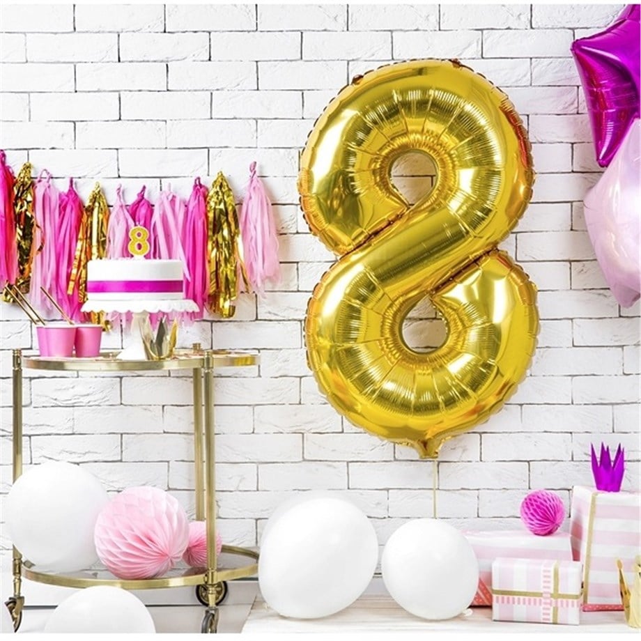 8 GOLD 32 INCH FOLYO BALON | AdanaPastaMalzemeleri.com 8 GOLD 32 INCH FOLYO BALON