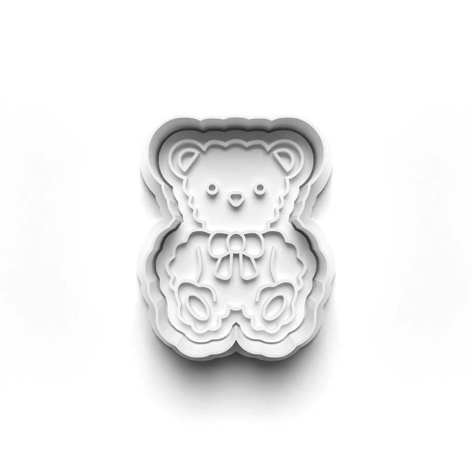 OYUNCAK AYI KURABİYE KALIBI KESİCİ VE DAMGASI 3D-0521_3