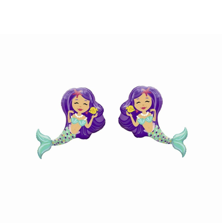 18'' 2 Lİ DENİZ KIZI FOLYO BALON 7739