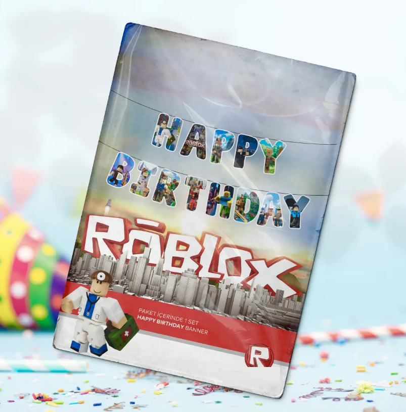 ROBLOX ZARF BANNER HAPPY BIRTHDAY SET 