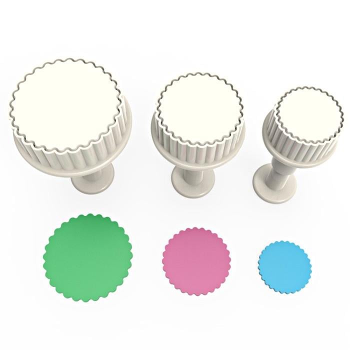 3D TIRTIKLI YUVARLAK BASMALI SET 3 LÜ RP10175