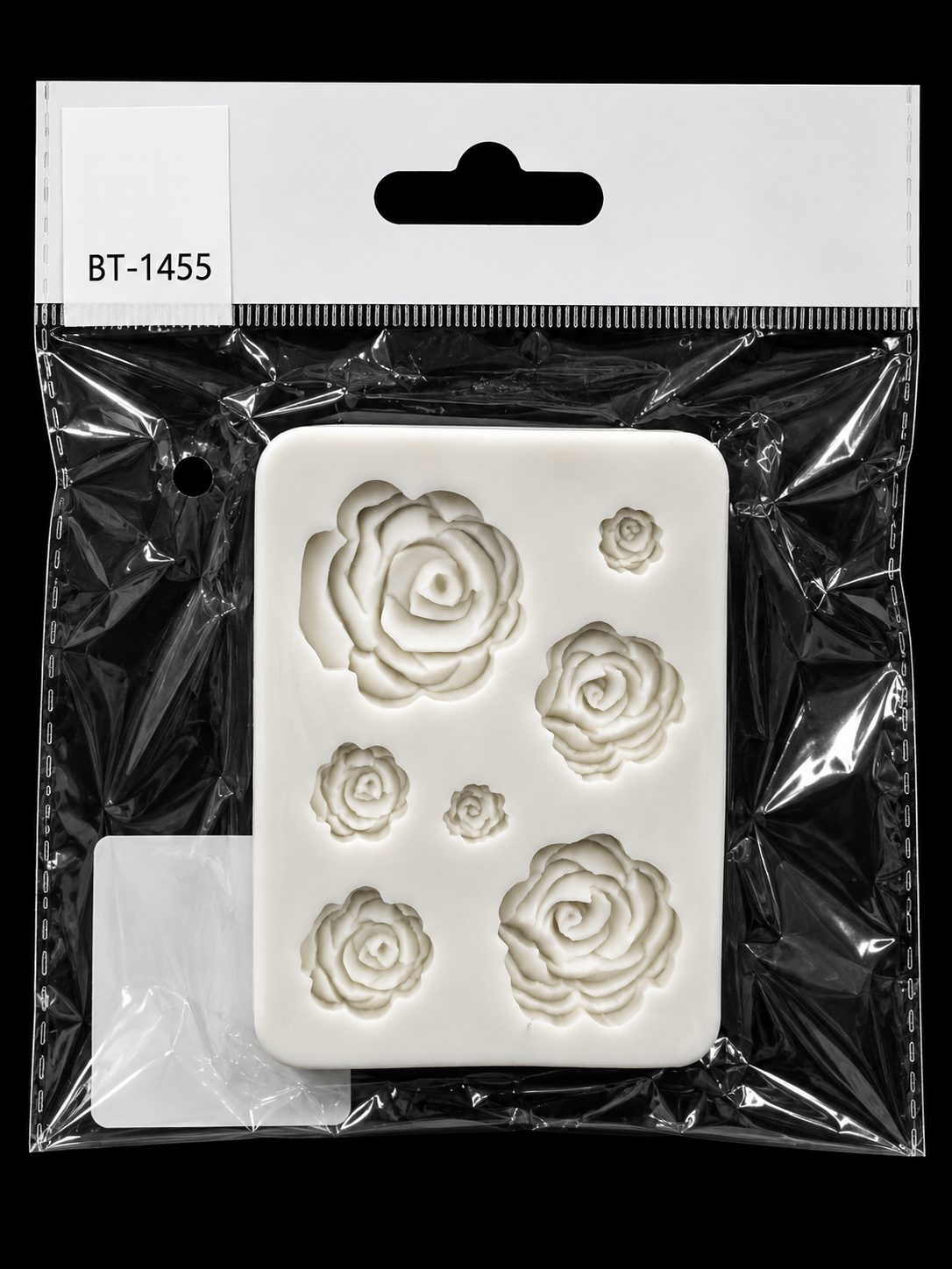 BT-1455 YAPRAK GÜL SİLİKON KALIP 9 X 6 CM