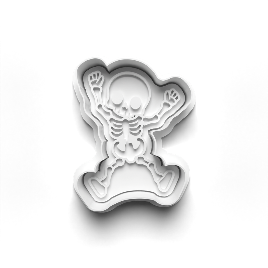 CADILAR HALLOWEEN BAYRAMI İSKELET KURABİYE KALIBI KESİCİ VE DAMGASI 3D-0693_3