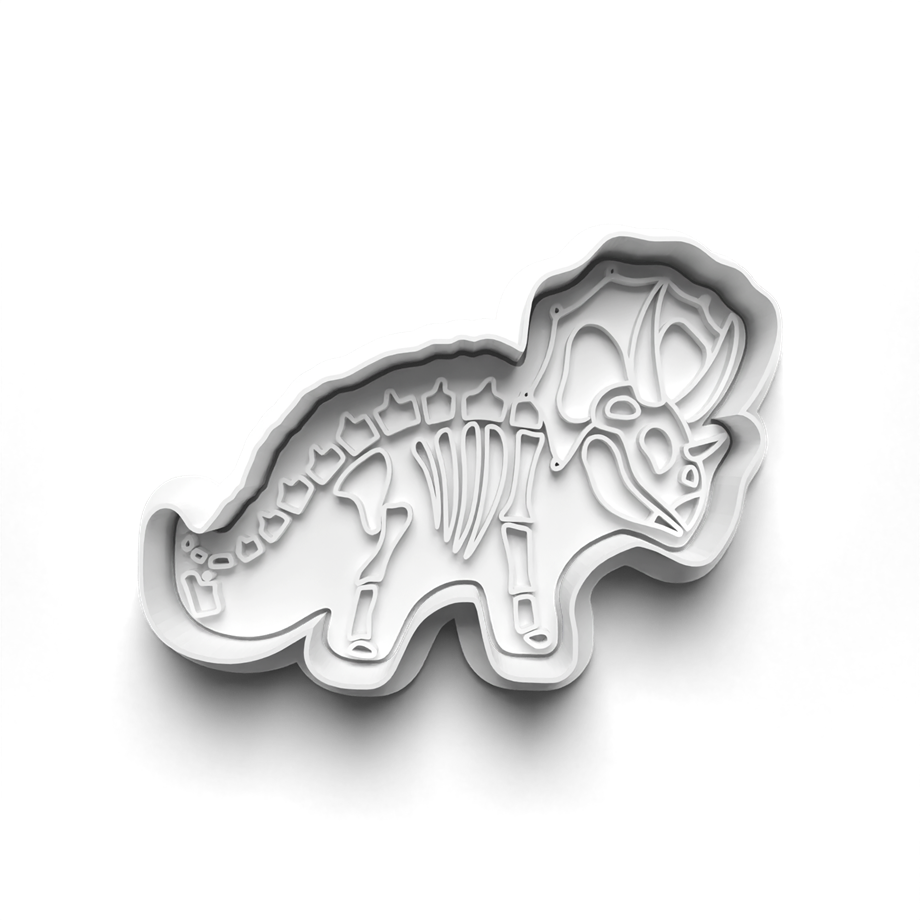 FOSIL DINOZORLAR KURABİYE KALIBI KESİCİ VE DAMGASI 3D-0223_3