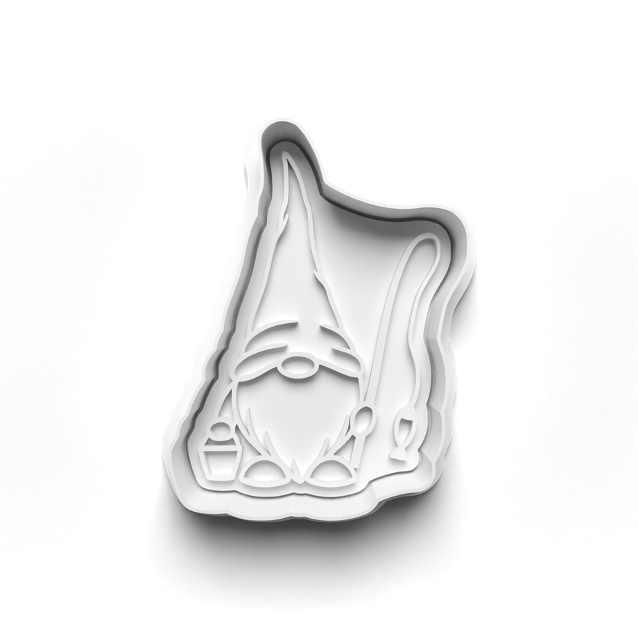 CAMPING GNOME KURABİYE KALIBI KESİCİ VE DAMGASI 3D-0615_4