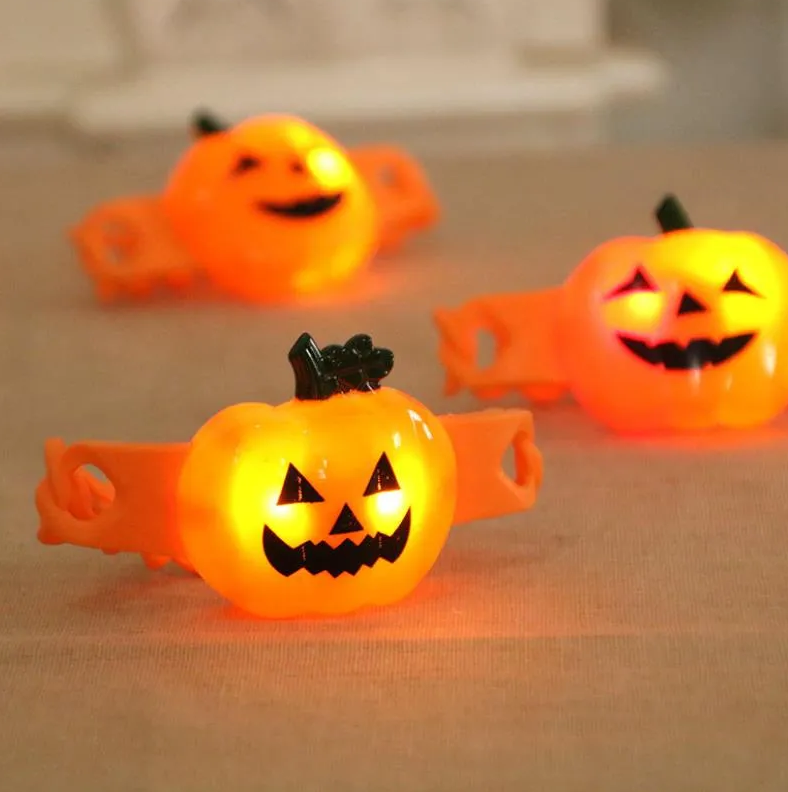 HALLOWEEN BALKABAĞ ÇUBUKLU I IŞIKLI BİLEKLİK