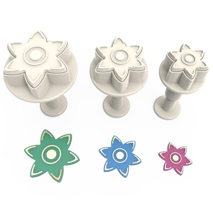 3D 6 KENARLI ÇİÇEK BASMALI KOPAT 3 LÜ RP10152