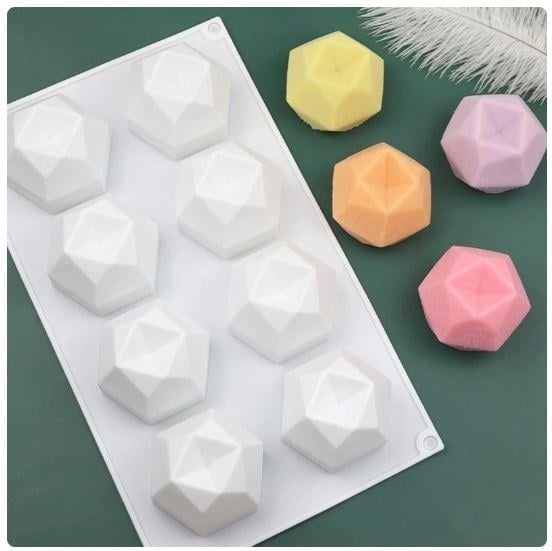 SF-012 5.5 CM ELMAS DESEN SİLİKON KALIP