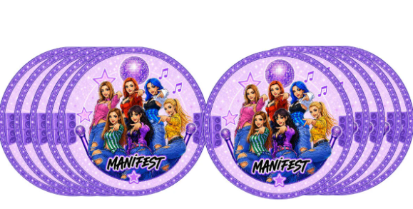 TABAK MANİFEST 23 CM 8 ADET MFM